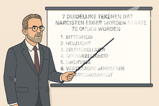 Zeven tekenen ouder wordende narcist